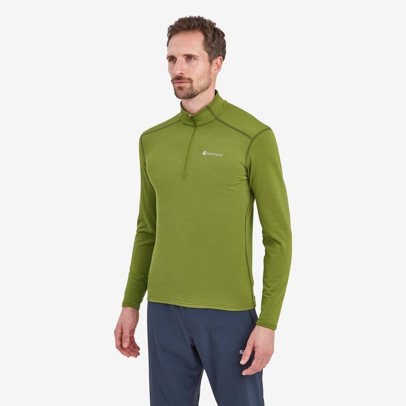 Green Men's Montane Protium Lite Pull On Fleece | UTO6018BI