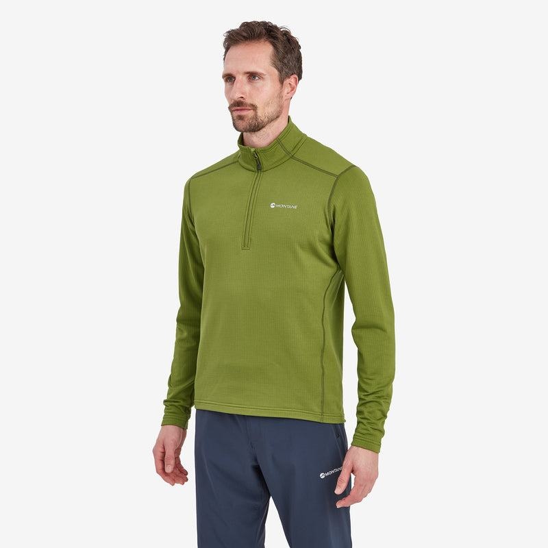 Green Men's Montane Protium Pull On Fleece | QIN7121OY