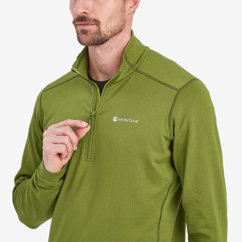 Green Men's Montane Protium Pull On Fleece | QIN7121OY