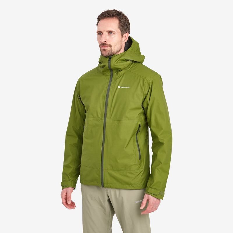 Green Men's Montane Spirit Lite Waterproof Jackets | IEH4696OP