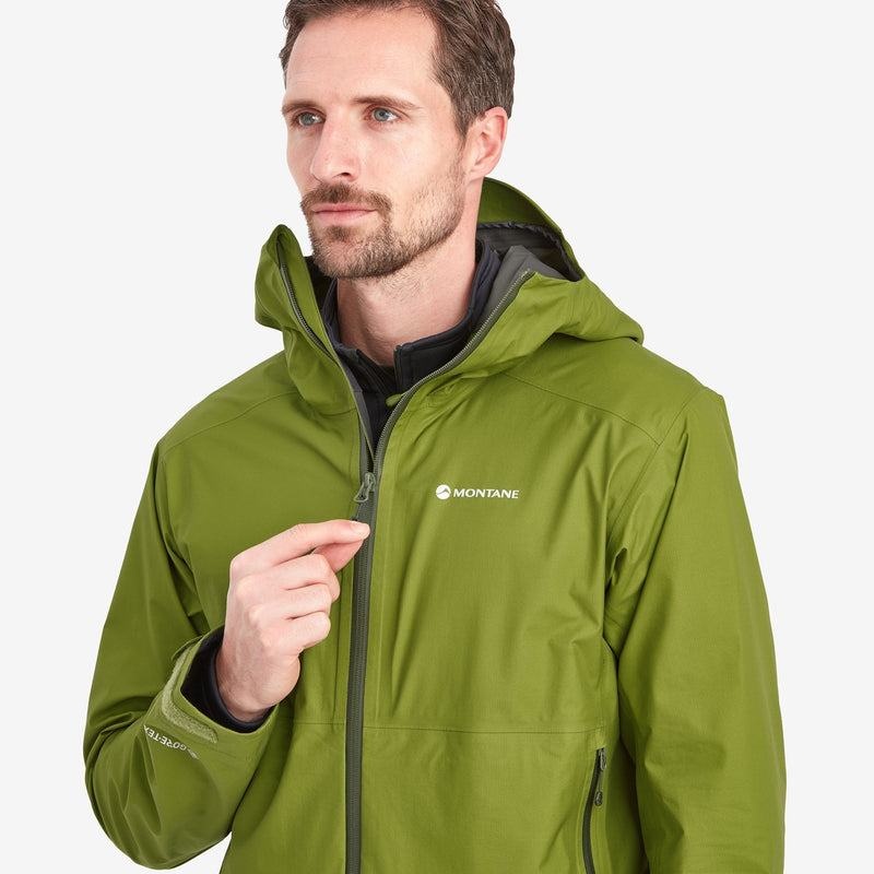 Green Men's Montane Spirit Lite Waterproof Jackets | IEH4696OP