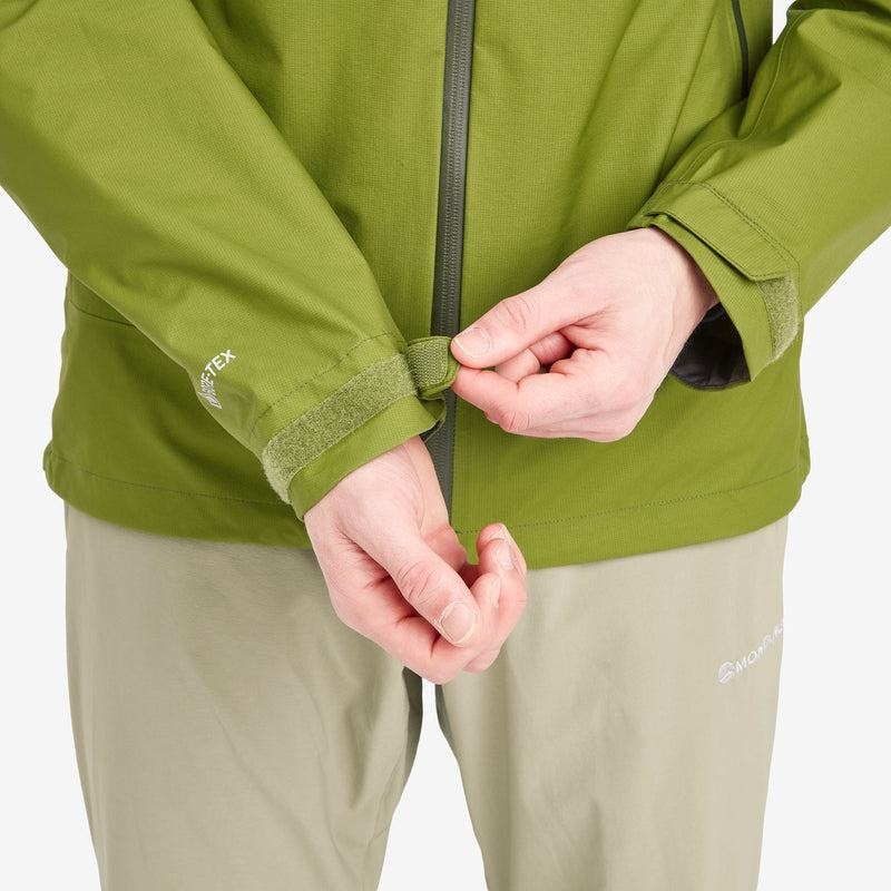 Green Men's Montane Spirit Lite Waterproof Jackets | IEH4696OP