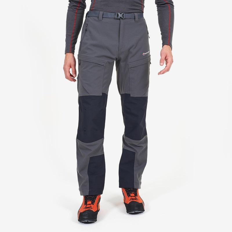 Grey Black Men's Montane Super Terra Pants | KGZ10096TK