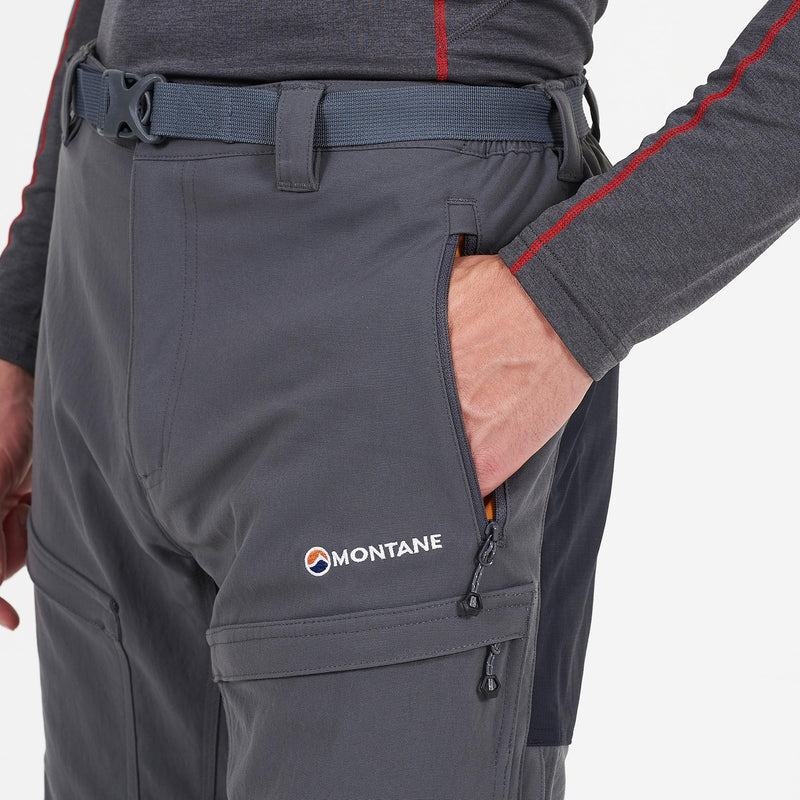 Grey Black Men's Montane Super Terra Pants | KGZ10096TK