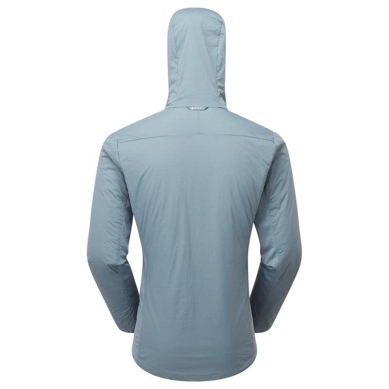 Grey Blue Men's Montane Fireball Lite Hooded Insulated Jackets | NLQ8338HH