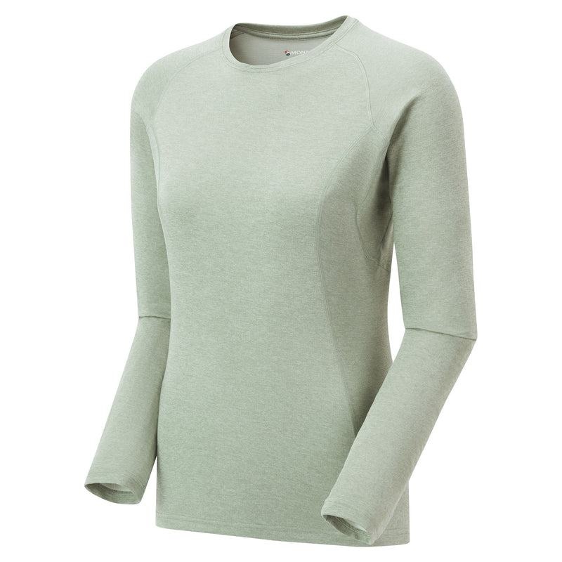 Grey Green Women's Montane Dart Long Sleeve T Shirts | OKI5020MT