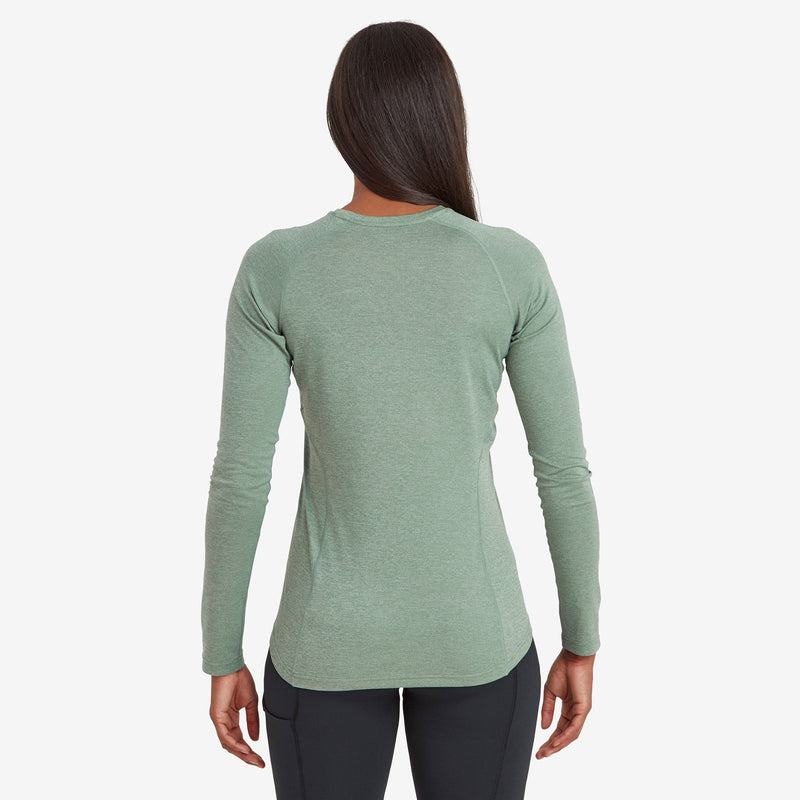 Grey Green Women's Montane Dart Long Sleeve T Shirts | OKI5020MT