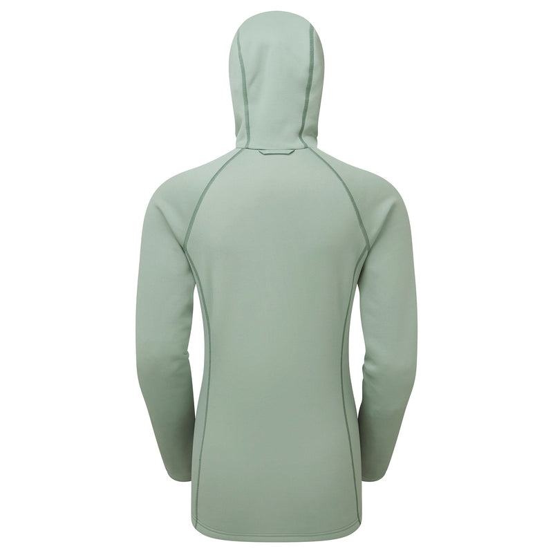 Grey Green Women's Montane Fury Hooded Fleece Jackets | UAH6676FX