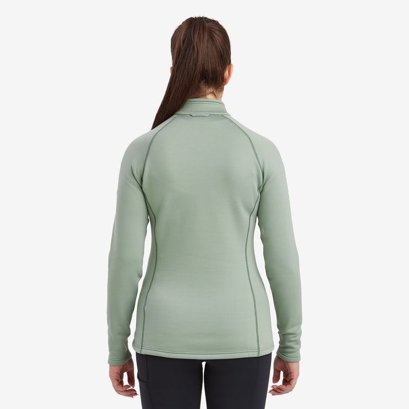 Grey Green Women's Montane Fury Zip Pull-On Fleece | UWD2579JB