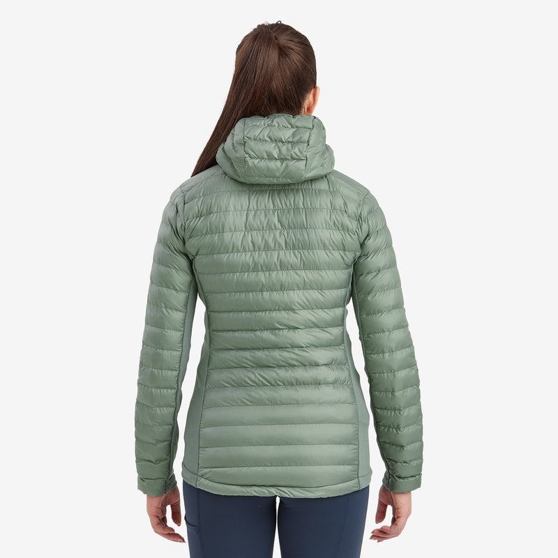 Grey Green Women's Montane Icarus Lite Hooded Jackets | QWC9827PT