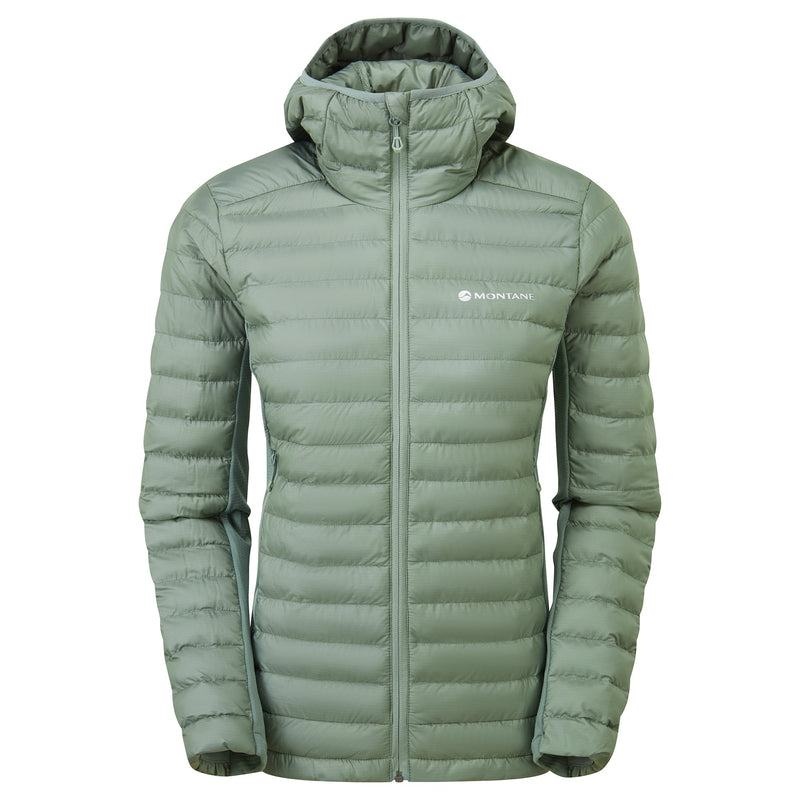 Grey Green Women\'s Montane Icarus Lite Hooded Jackets | QWC9827PT