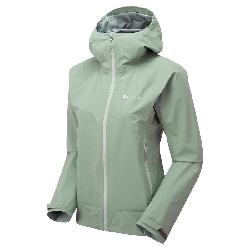 Grey Green Women's Montane Phase Lite Waterproof Jackets | TCN5271RW