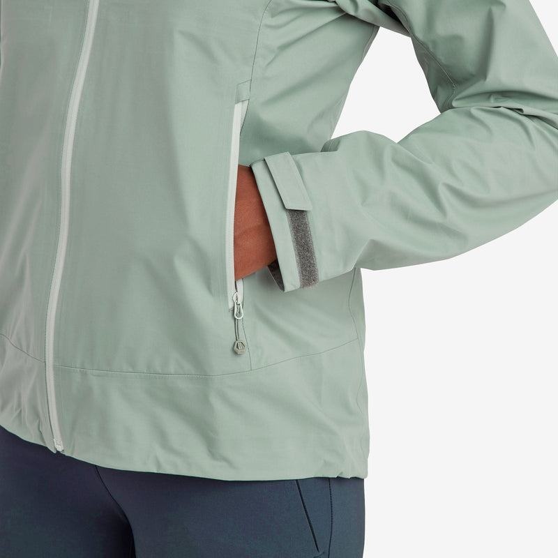 Grey Green Women's Montane Phase Lite Waterproof Jackets | TCN5271RW