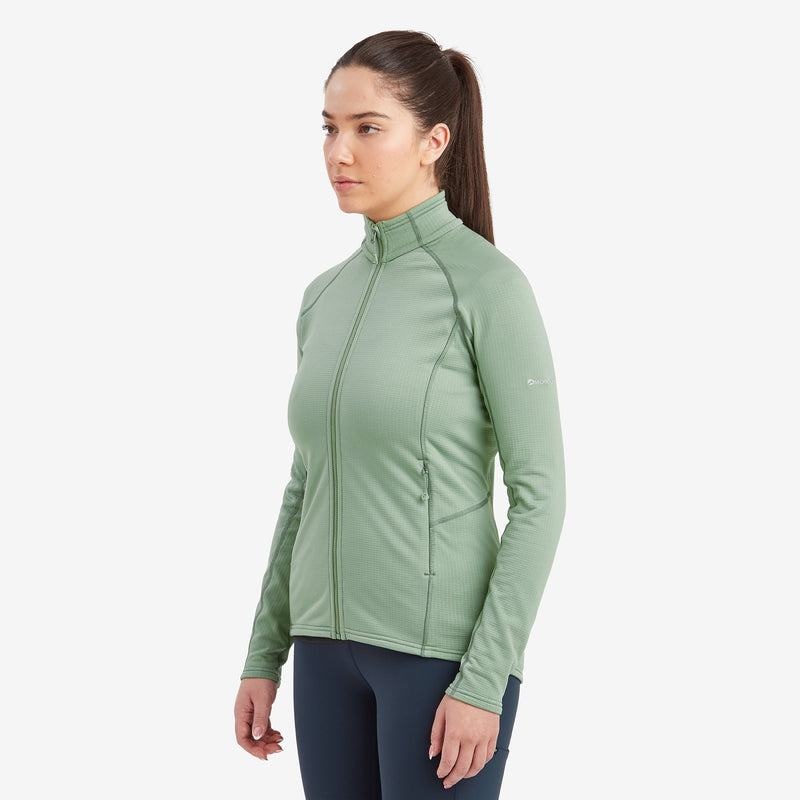 Grey Green Women's Montane Protium Fleece Jackets | VQX8850GX