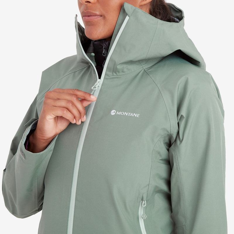 Grey Green Women's Montane Spirit Waterproof Jackets | BZJ858WO