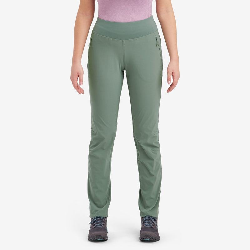 Grey Green Women's Montane Tucana Lite Stretch Leggings | IJG5890GZ