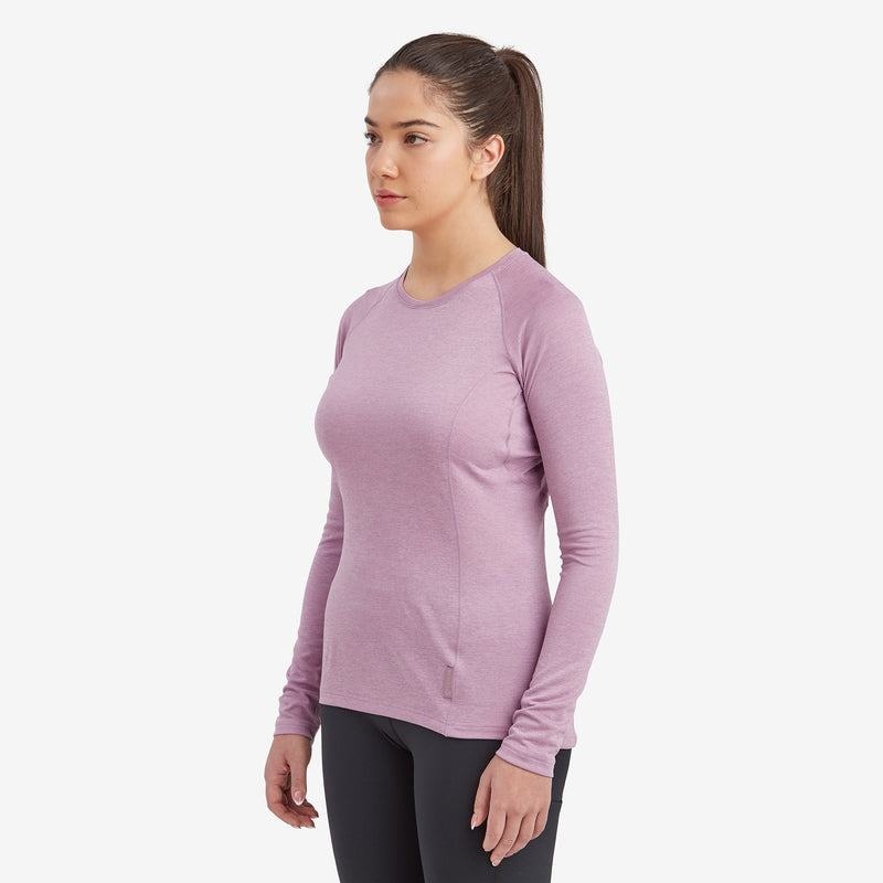 Grey Purple Women's Montane Dart Long Sleeve T Shirts | RHZ1100AB