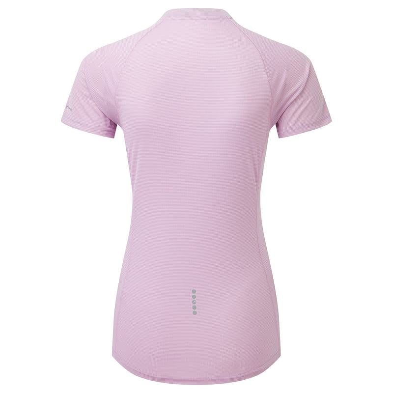 Grey Purple Women's Montane Dart Nano Zip T Shirts | CWH6051XQ