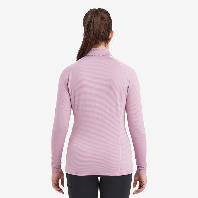 Grey Purple Women's Montane Protium Lite Pull On Fleece | KBU5558QL