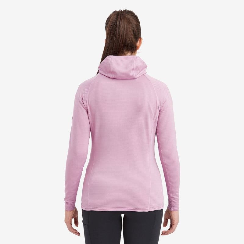 Grey Purple Women's Montane Protium Lite Hooded Pull On Fleece | CYA8517VJ