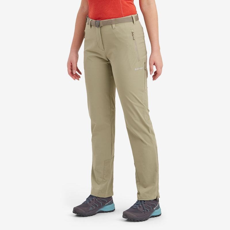 Khaki Women's Montane Terra Stretch Trousers | UPI8255OL