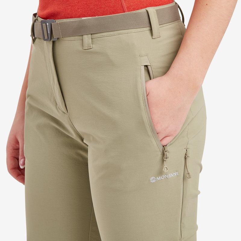 Khaki Women's Montane Terra Stretch Trousers | UPI8255OL