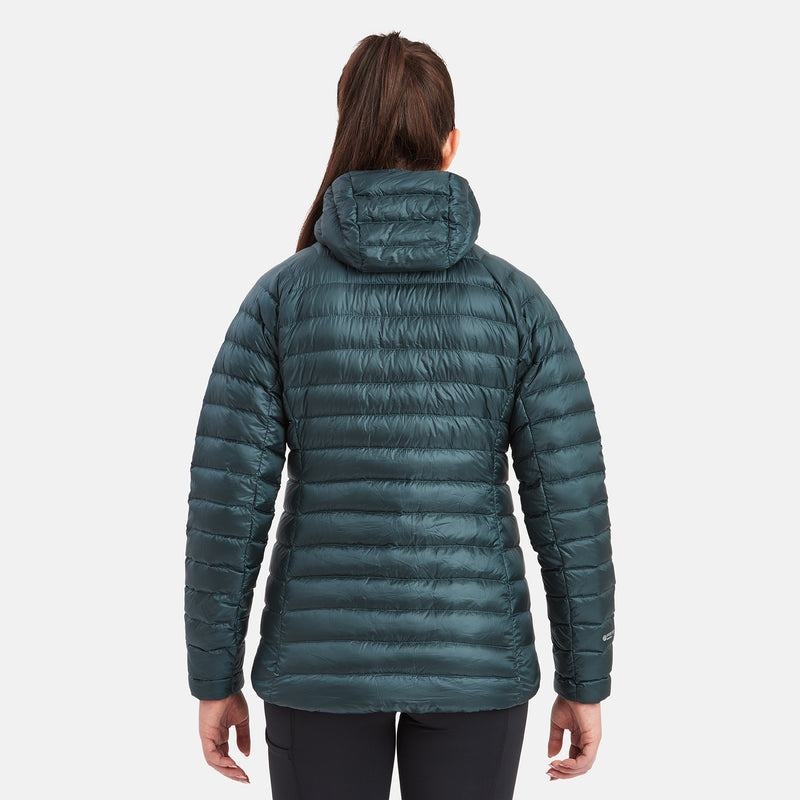 Olive Green Women's Montane Anti-Freeze Hooded Down Jackets | CAB9482HG