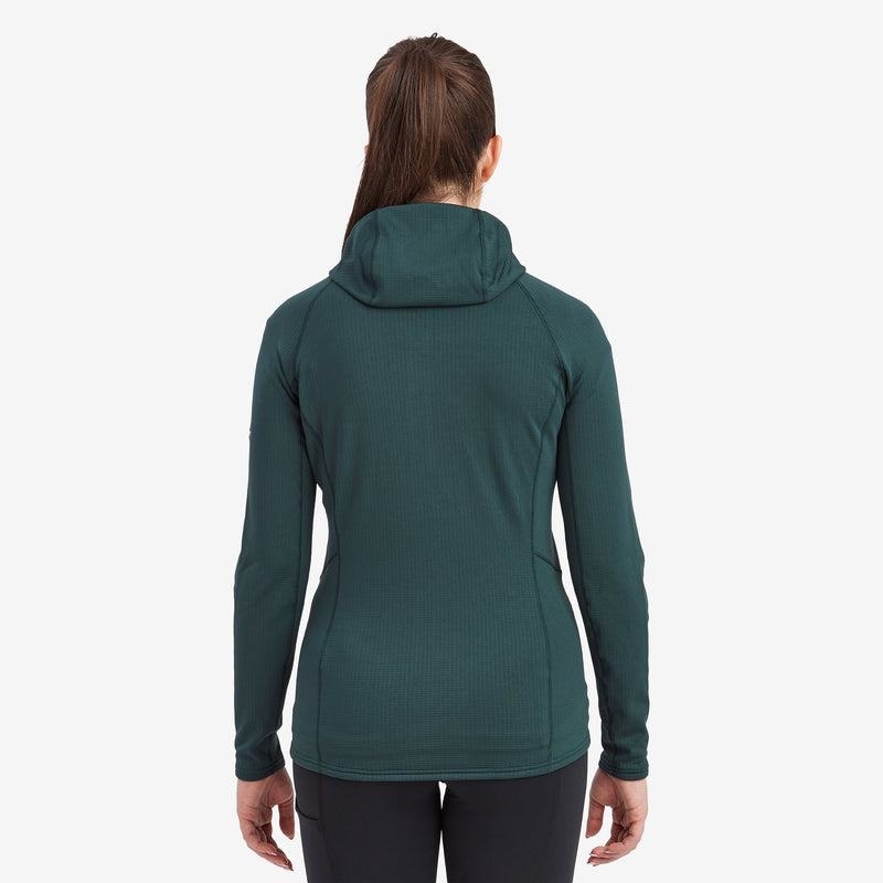 Olive Green Women's Montane Protium Hooded Fleece Jackets | GCB3195KT