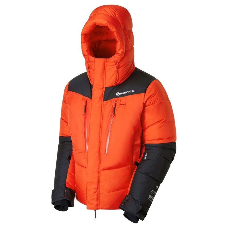 Orange Black Men's Montane Apex 8000 Down Jackets | RHG2014CW