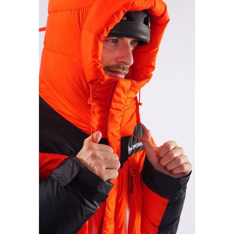 Orange Black Men's Montane Apex 8000 Down Jackets | RHG2014CW