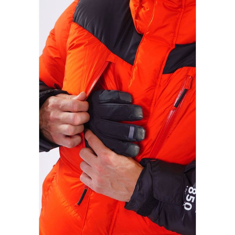 Orange Black Men's Montane Apex 8000 Down Jackets | RHG2014CW