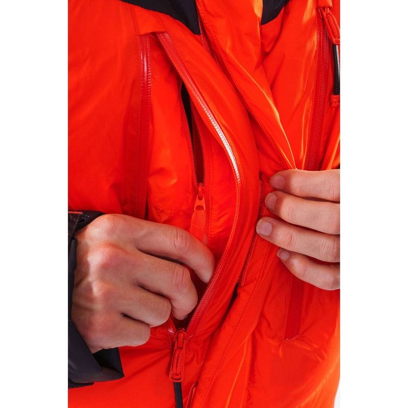 Orange Black Men's Montane Apex 8000 Down Jackets | RHG2014CW