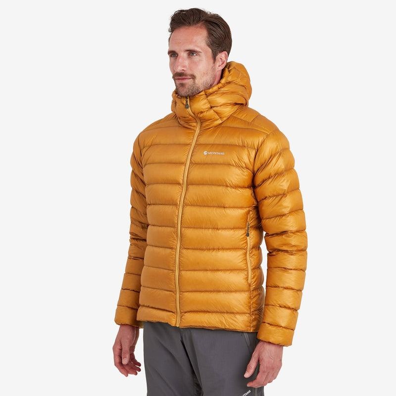 Orange Men's Montane Alpine 850 Lite Hooded Down Jackets | MSA768EJ