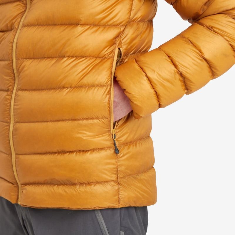 Orange Men's Montane Alpine 850 Lite Hooded Down Jackets | MSA768EJ