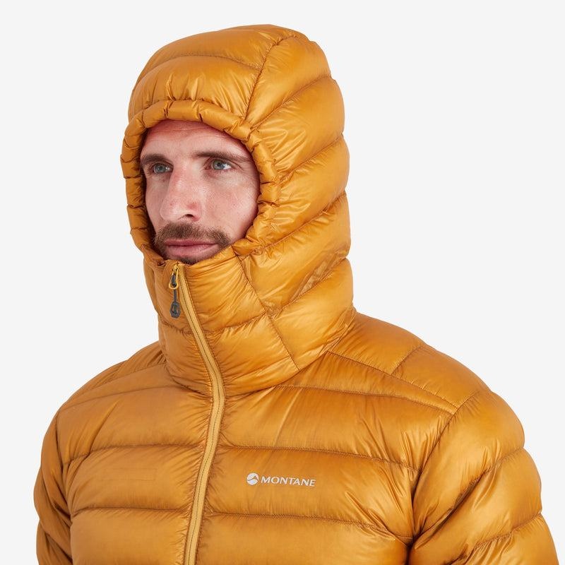 Orange Men's Montane Alpine 850 Lite Hooded Down Jackets | MSA768EJ