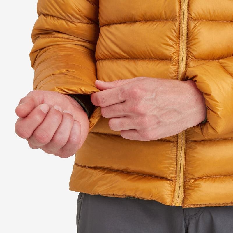 Orange Men's Montane Alpine 850 Lite Hooded Down Jackets | MSA768EJ