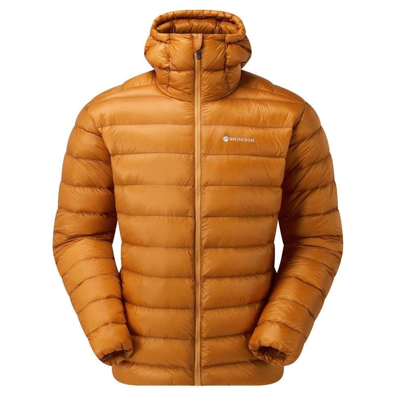 Orange Men\'s Montane Alpine 850 Lite Hooded Down Jackets | MSA768EJ