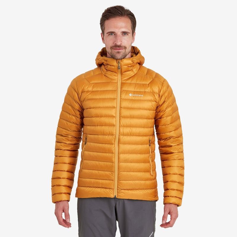 Orange Men's Montane Anti-Freeze Hooded Down Jackets | LMD83BH