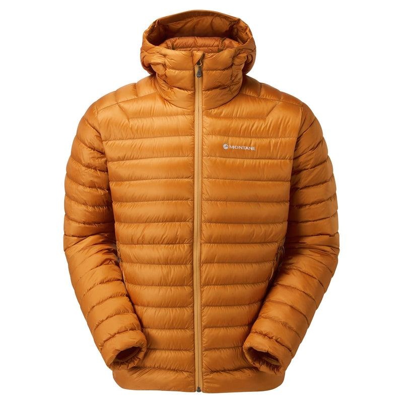 Orange Men\'s Montane Anti-Freeze Hooded Down Jackets | LMD83BH