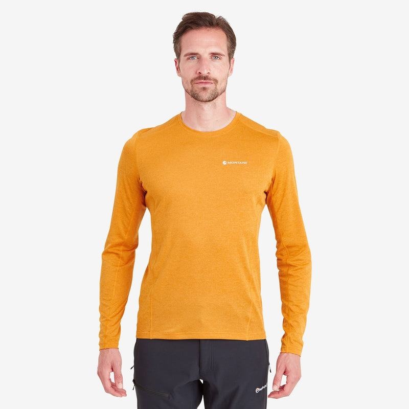 Orange Men's Montane Dart Long Sleeve T Shirts | BUC7413SC