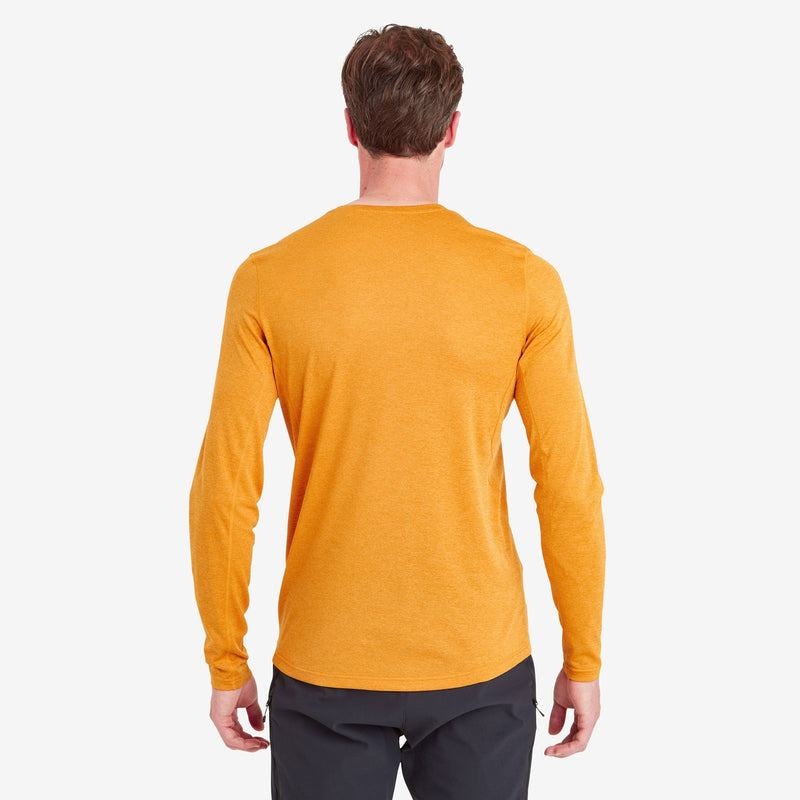 Orange Men's Montane Dart Long Sleeve T Shirts | BUC7413SC