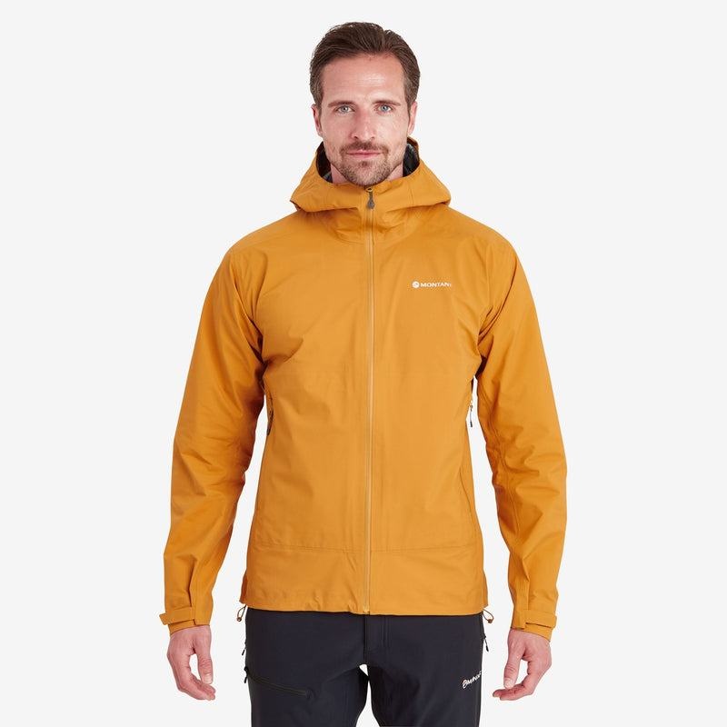 Orange Men's Montane Phase Lite Waterproof Jackets | IIS145FR