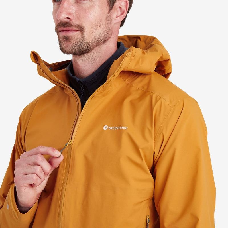 Orange Men's Montane Phase Lite Waterproof Jackets | IIS145FR