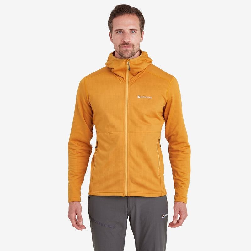 Orange Men's Montane Protium Hooded Fleece Jackets | LET4765KA