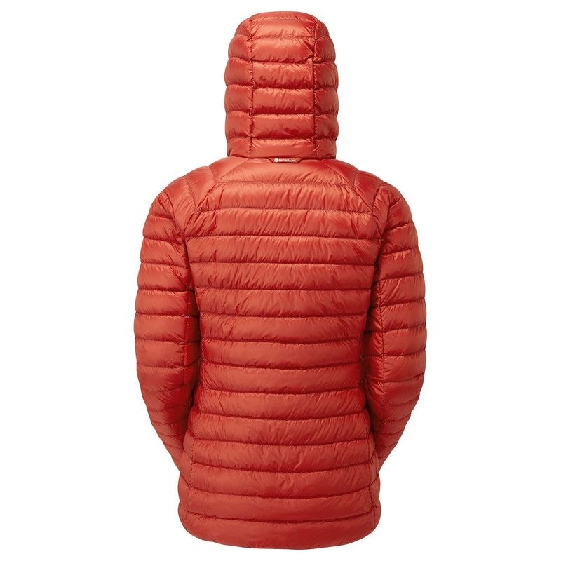 Orange Red Women's Montane Anti-Freeze Hooded Down Jackets | UAC4417PK