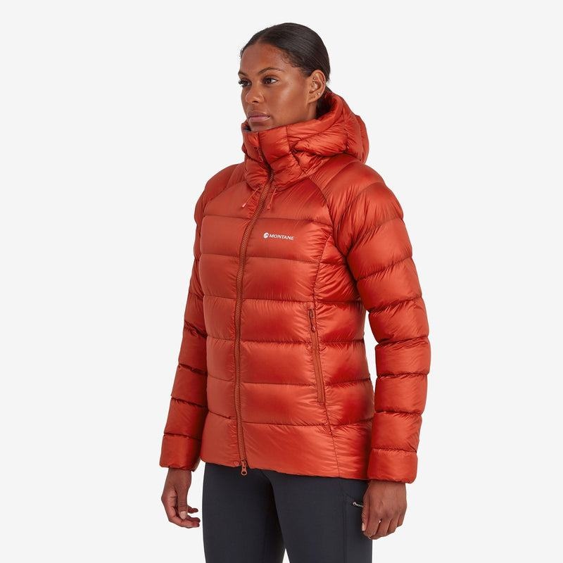 Orange Red Women's Montane Anti-Freeze XT Hooded Down Jackets | XKJ6369IG