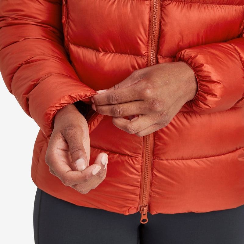 Orange Red Women's Montane Anti-Freeze XT Hooded Down Jackets | XKJ6369IG