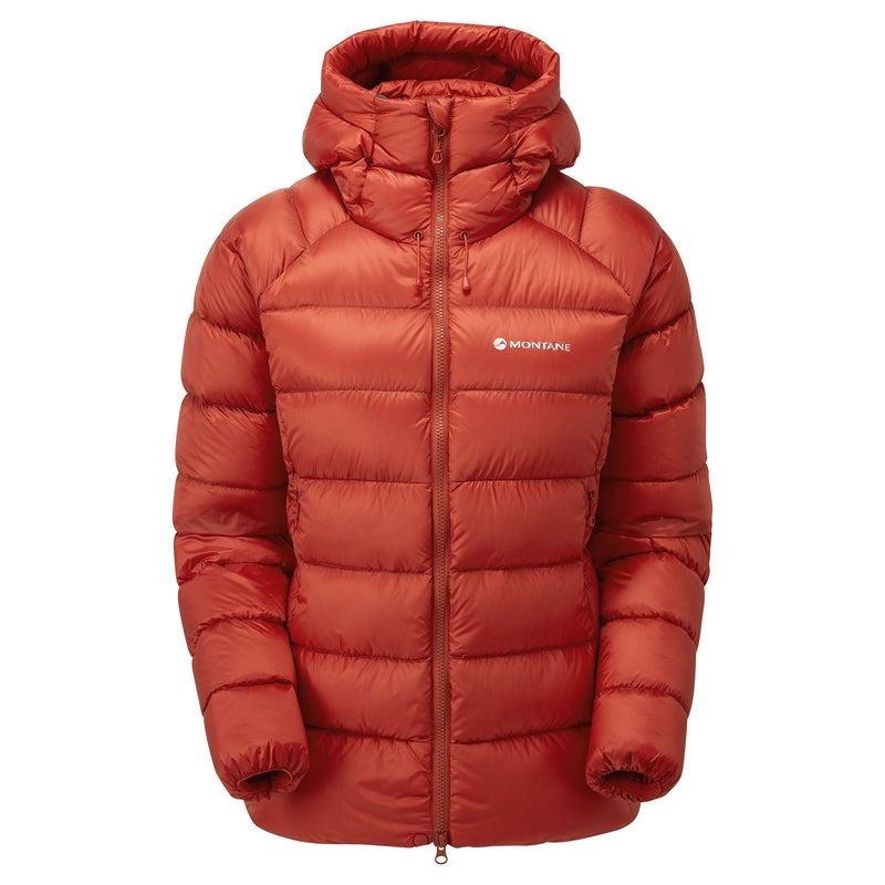 Orange Red Women\'s Montane Anti-Freeze XT Hooded Down Jackets | XKJ6369IG