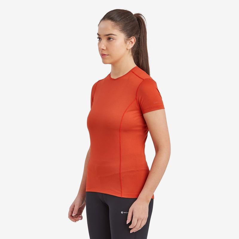 Orange Red Women's Montane Dart Lite T Shirts | SHZ648GV