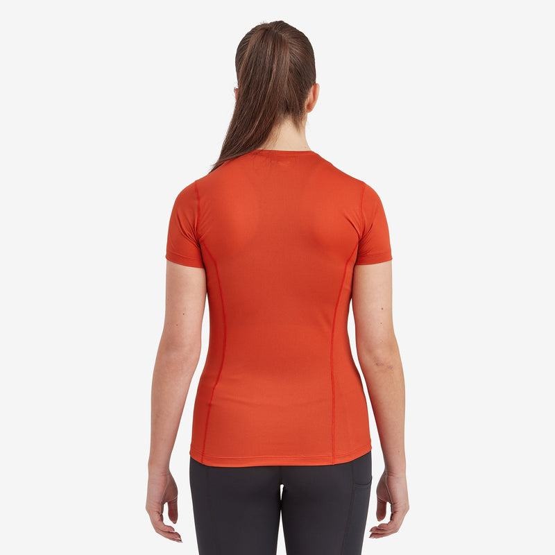 Orange Red Women's Montane Dart Lite T Shirts | SHZ648GV